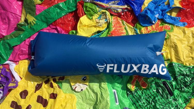 FluxBag - One Breath Inflate Pool Toys - Easy inflate your pool toys and air mattress - Push bag inflate