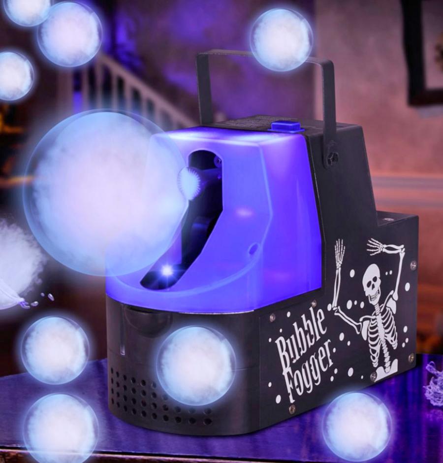Fog Filled Bubble Machine Halloween Toy Decor Machine