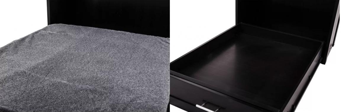 Fold-Up Murphy Dog Bed Cabinet Saves Space When Not In Use