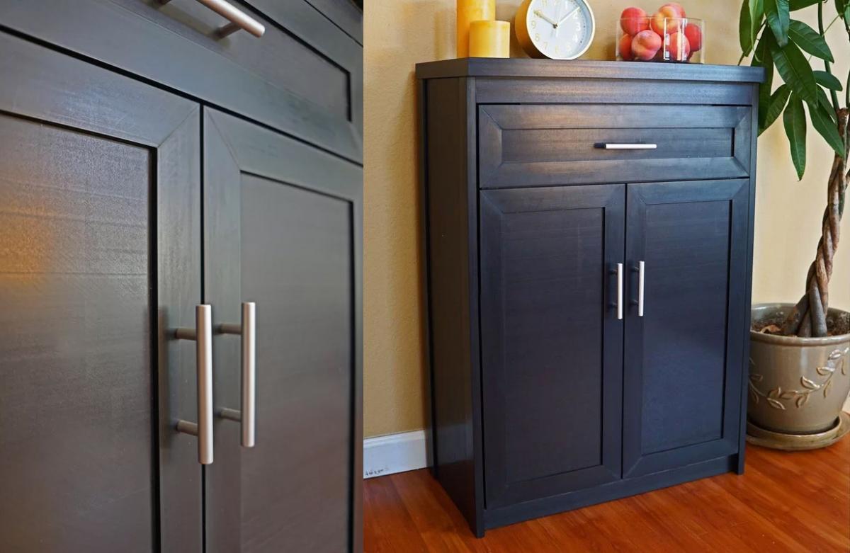Fold-Up Murphy Dog Bed Cabinet Saves Space When Not In Use