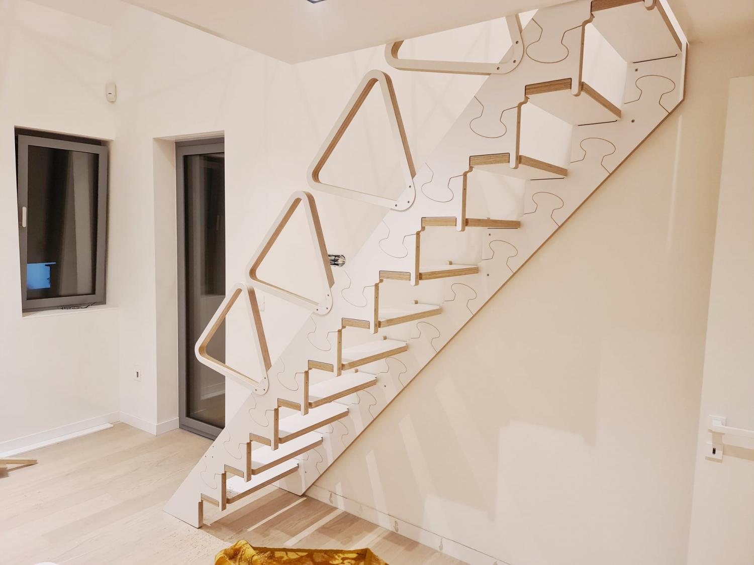 Klapster Folding Staircase for tiny homes or small apartments