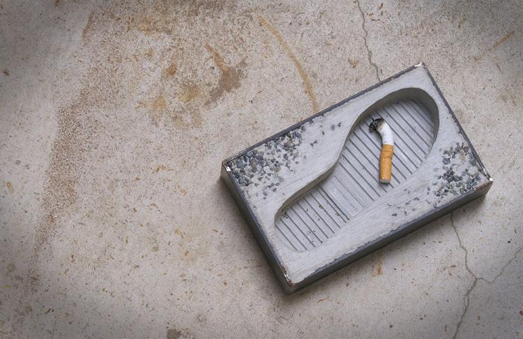 Foot Imprint Ashtray