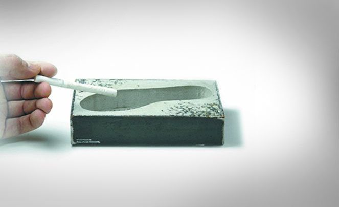 Foot Imprint Ashtray