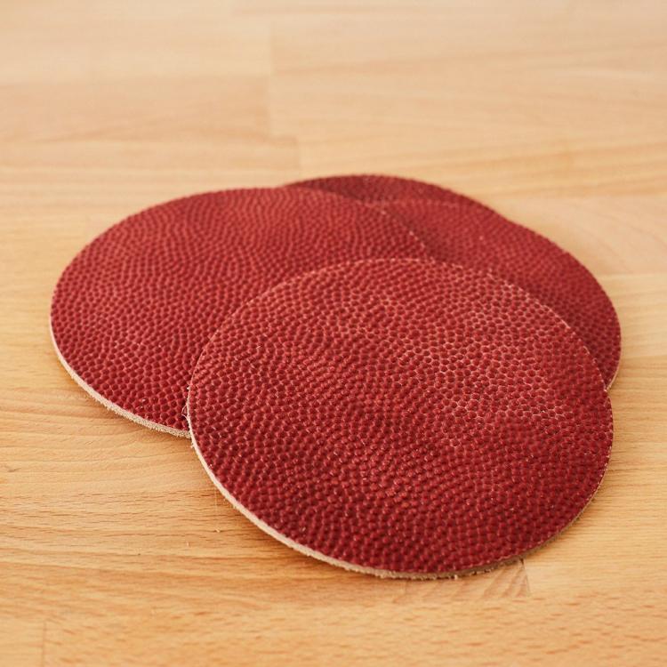 NFL Football Leather Coasters