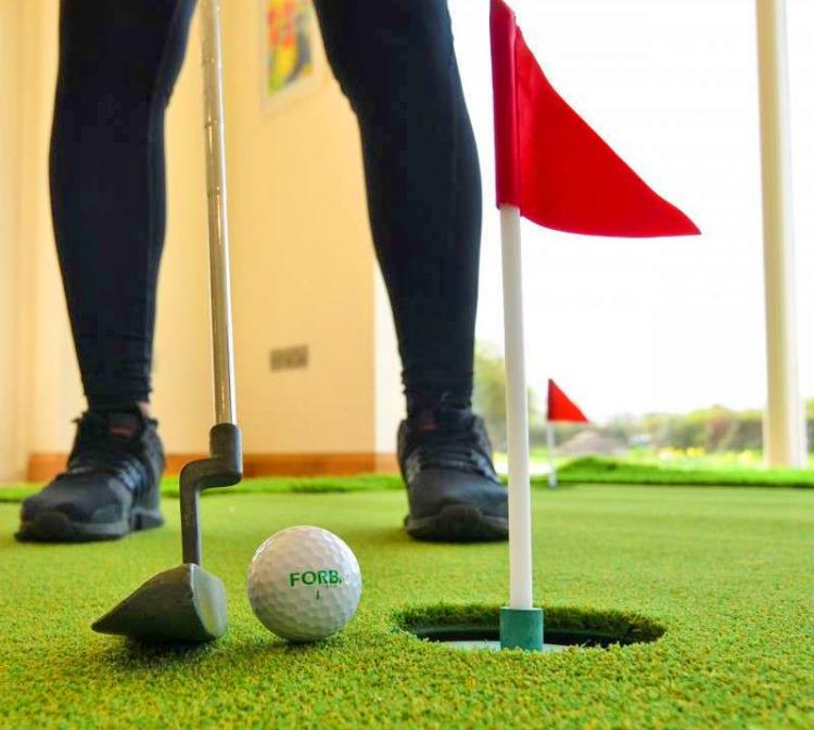 FORB Giant Golf Putting Mat For The Home - Giant putting green for practicing golf in the home or office