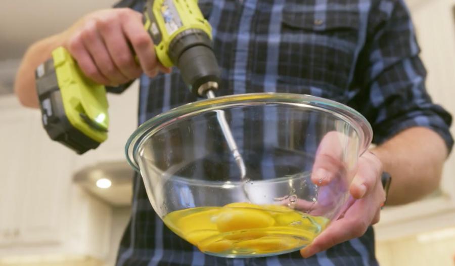 Fork Drill Bit Attachment - Drill cooking mixer gag gift