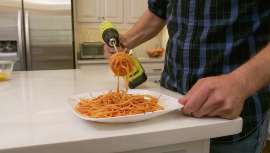 Fork Drill Bit Attachment - Drill cooking mixer gag gift