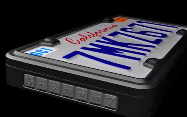 Foxxvault Secret Stash Spot Behind Your License Plate - Bluetooth License Plate Storage Spot