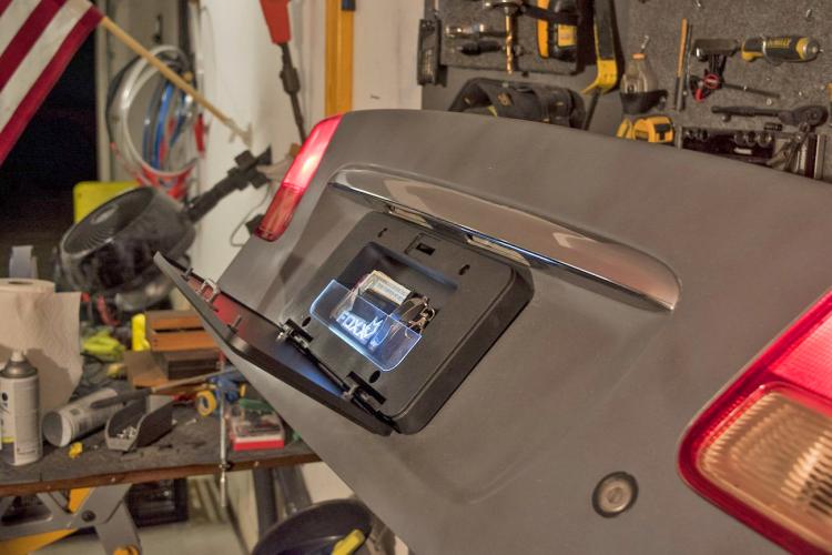 Foxxvault Secret Stash Spot Behind Your License Plate - Bluetooth License Plate Storage Spot