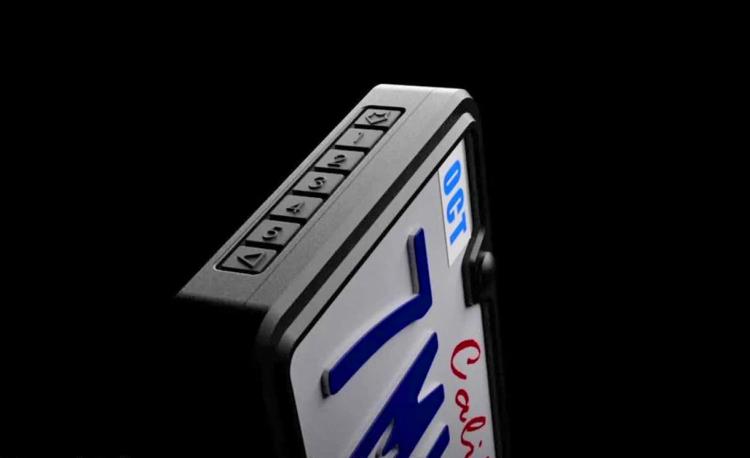 Foxxvault Secret Stash Spot Behind Your License Plate - Bluetooth License Plate Storage Spot
