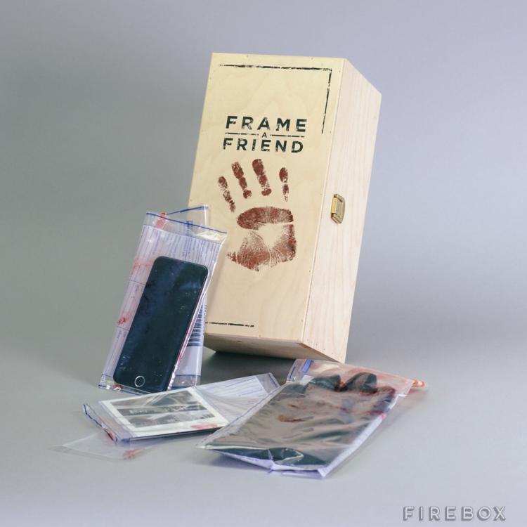 Frame-a-Friend Kit - Damning Crime Scene Evidence To Prank Friends