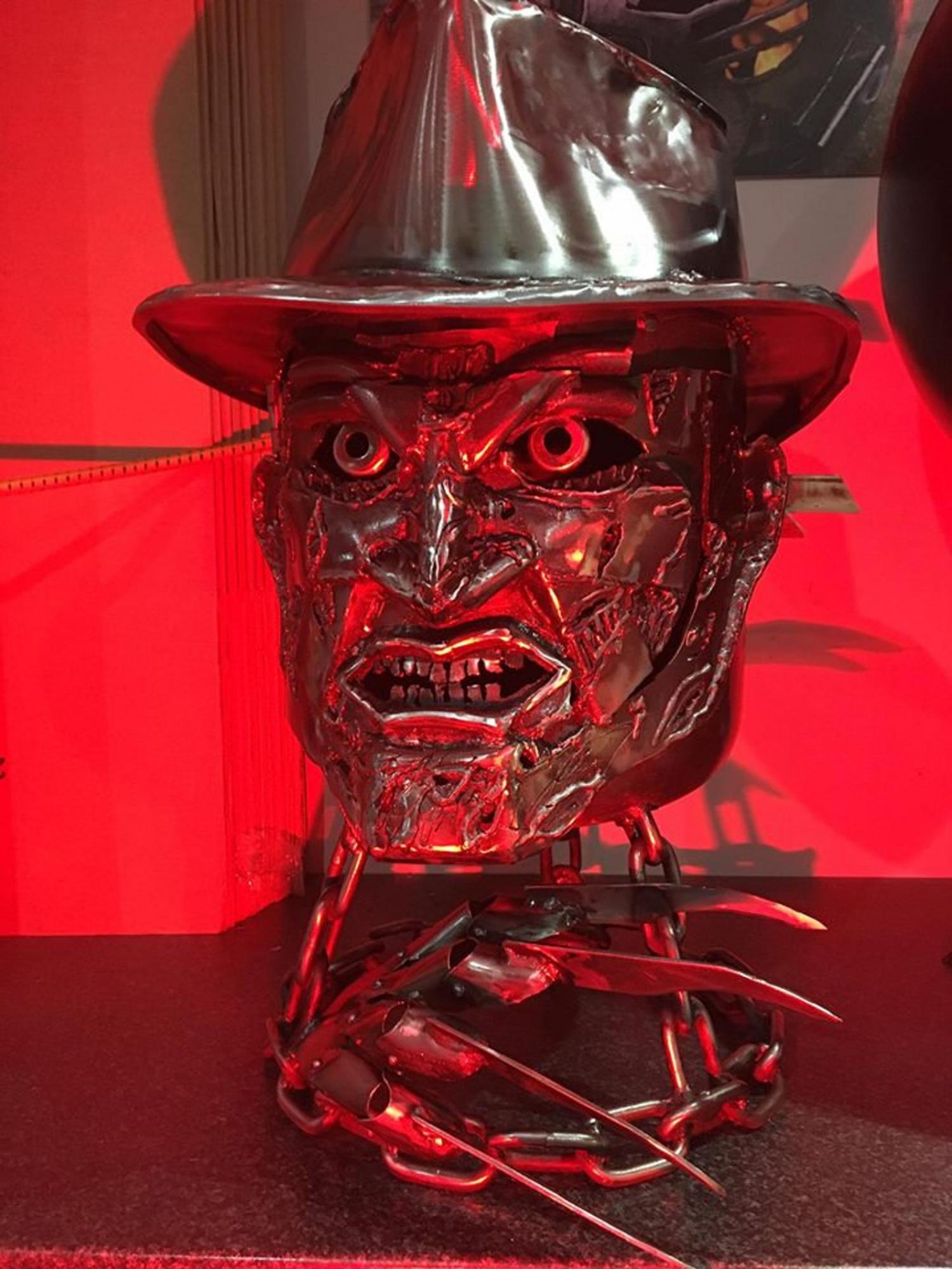 Freddy Krueger Fire Pit Scary Metal Wood Burning Stove