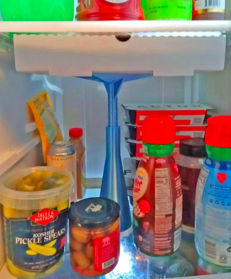 Fridge Pizza Box Stand Space Saver For Leftover pizza