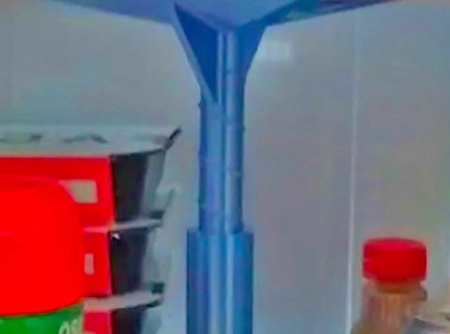 Fridge Pizza Box Stand Space Saver For Leftover pizza