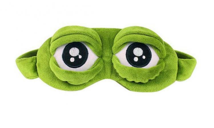 Frog Eyes Sleep Mask - Adjustable eyes frog sleep mask