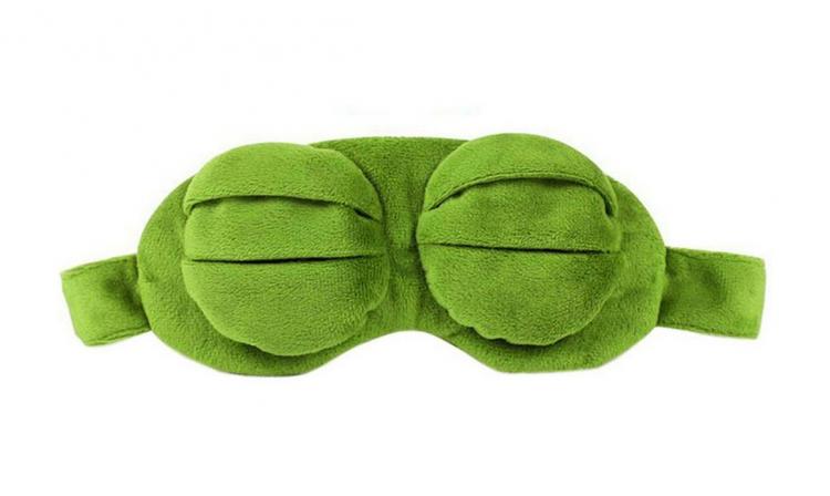 Frog Eyes Sleep Mask - Adjustable eyes frog sleep mask