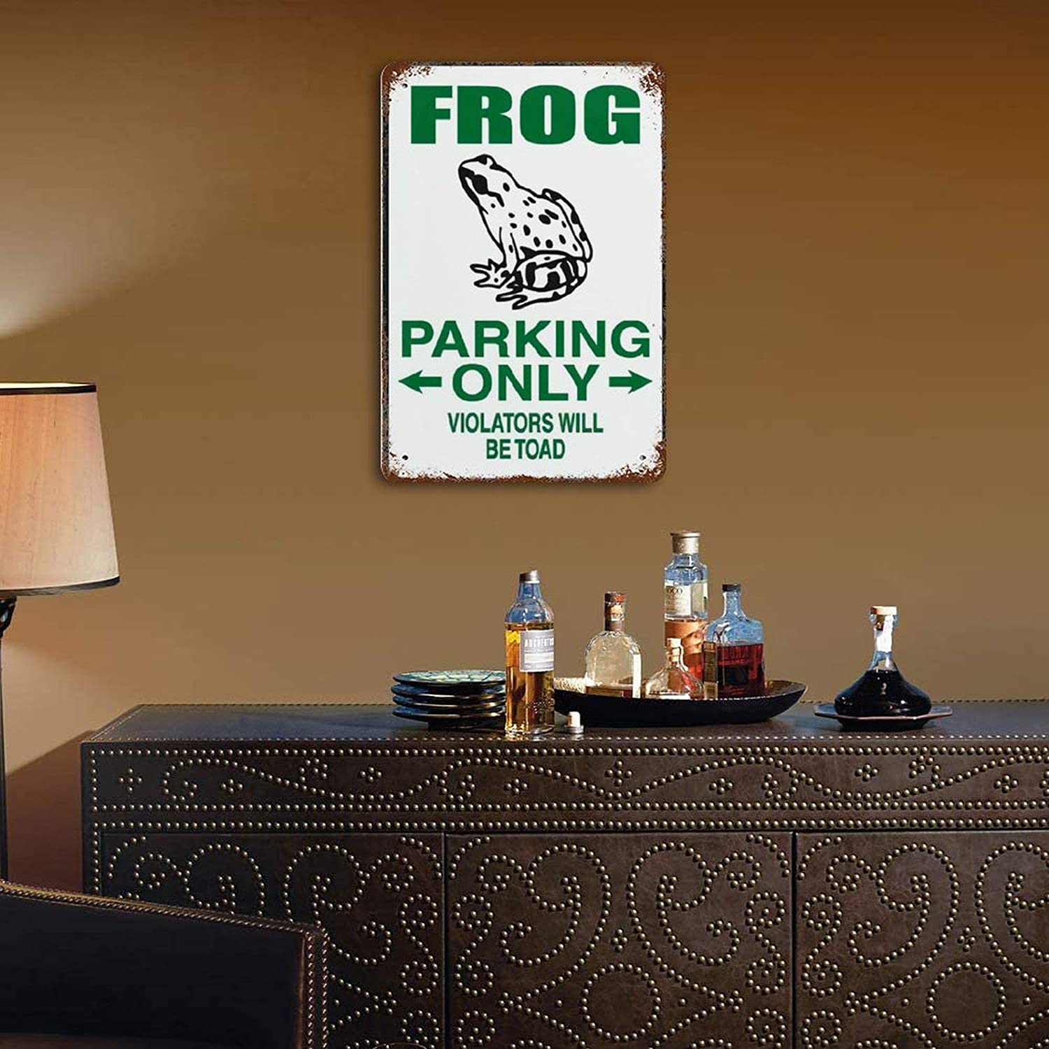Frog Parking Only Violators Will Be Toad Sign