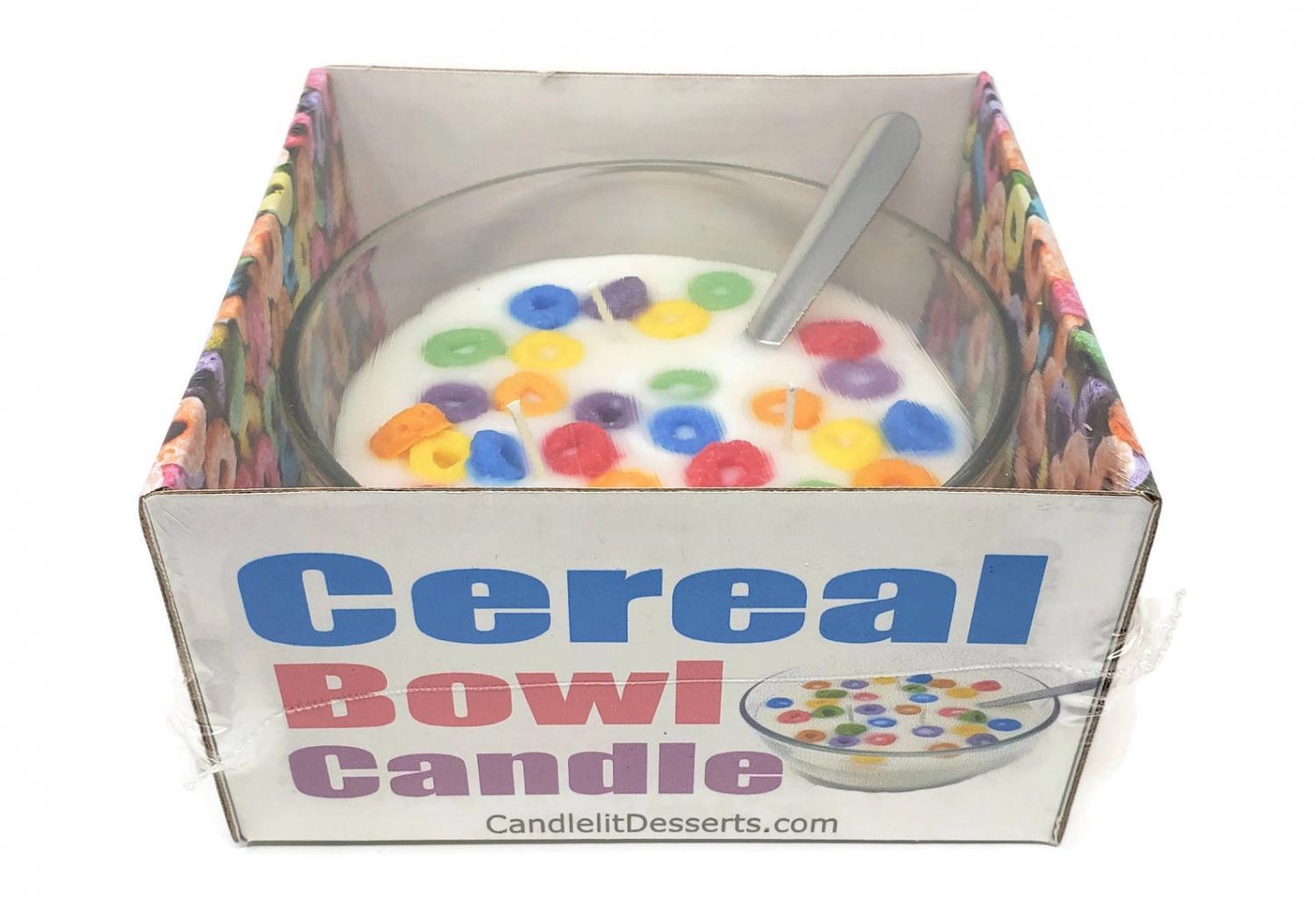 Bowl Of Froot Loops Scented Candle - Fruit Loops Scented Candle