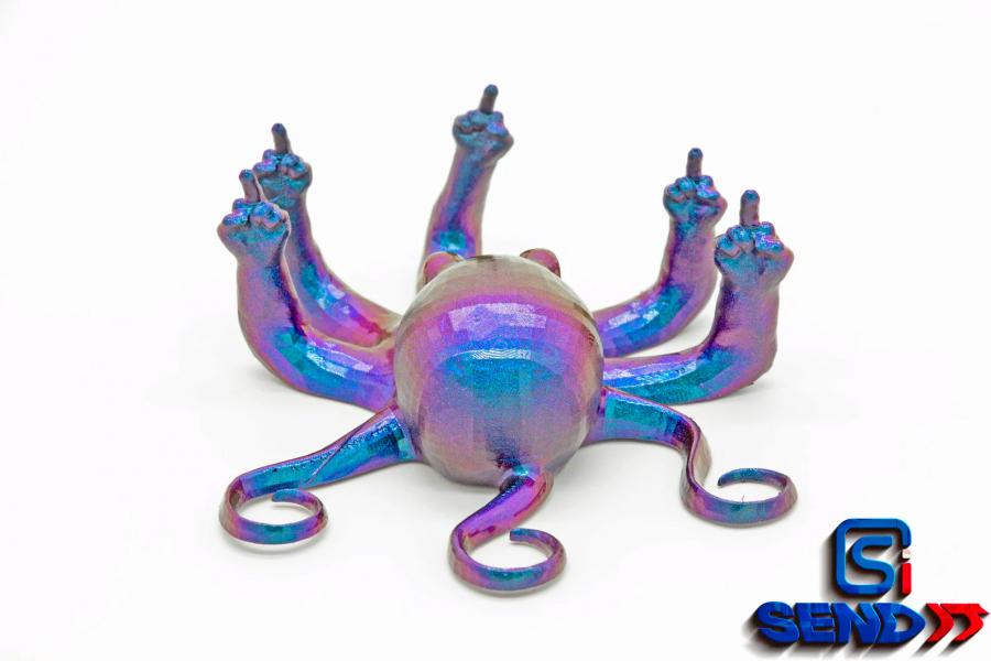 Fucktopus Middle Finger Octopus
