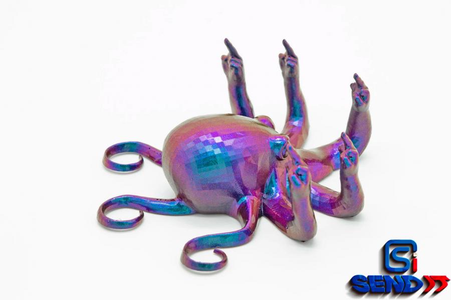 Fucktopus Middle Finger Octopus