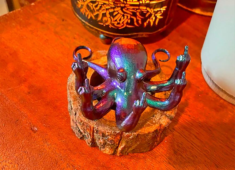 Fucktopus Middle Finger Octopus
