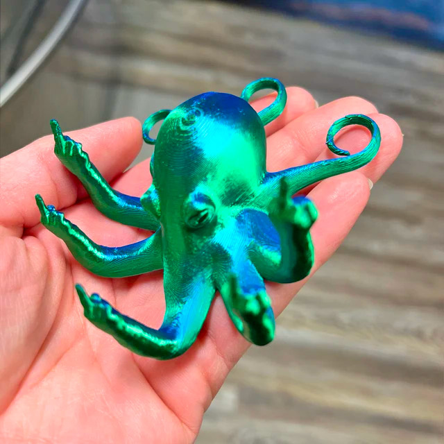 Fucktopus Middle Finger Octopus