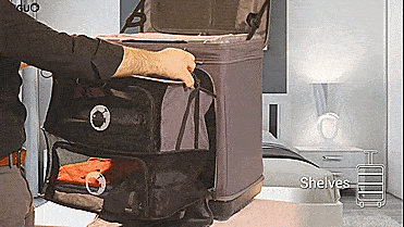 FUGU Expandable Luggage Doubles as a Work Desk When Opened