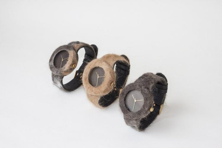 Fur Watch - Fur Watches Made from actual pet fur - send in your dog or cats fur for custom made fur watch