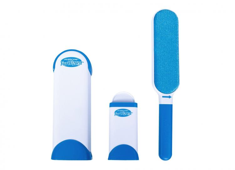 Hurricane Fur Wizard Pet Hair Cleaner With Self-Cleaning Base - Magical lint roller auto cleaning base