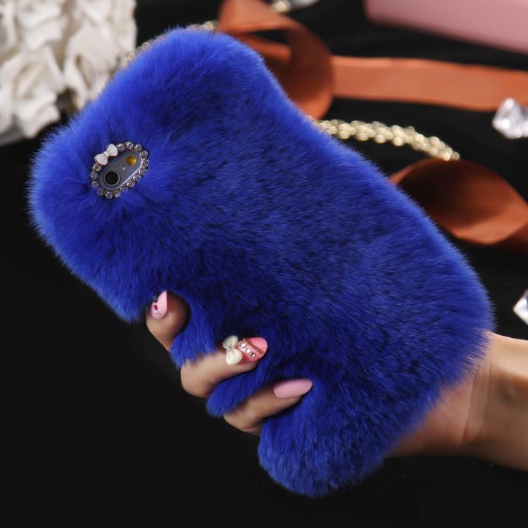 Fur iPhone Case - blue