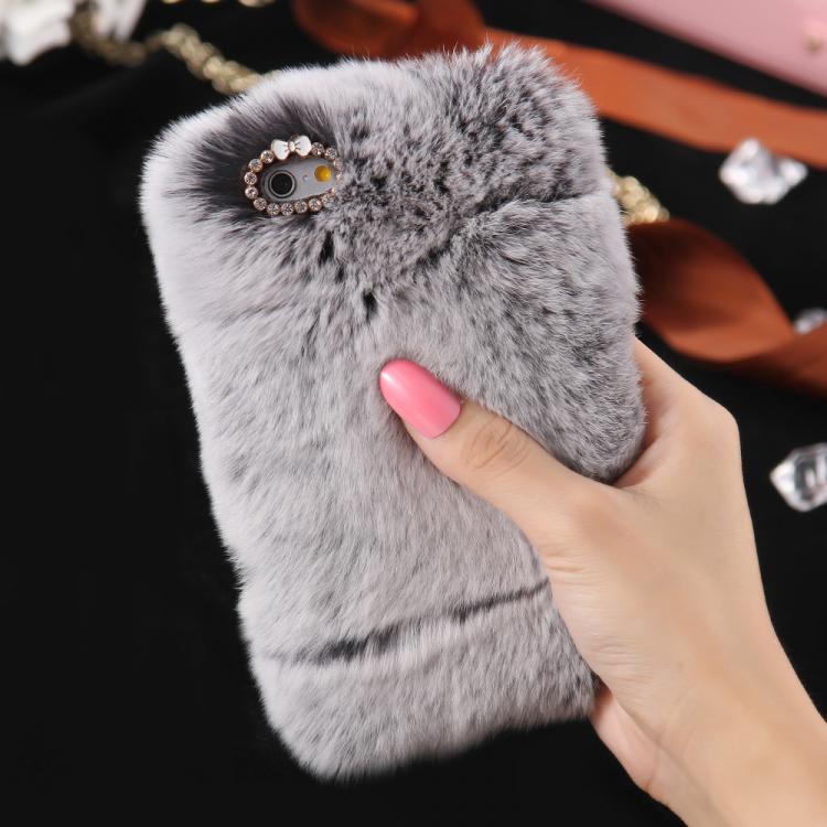 Fur iPhone Case - Grey