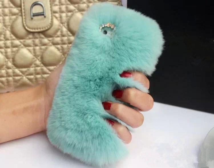 Fur iPhone Case - Green