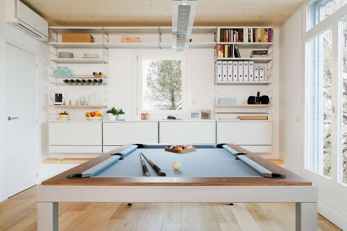 Fusion Pool Table - Multi-function dining table pool table - Incredible design unique billiard table