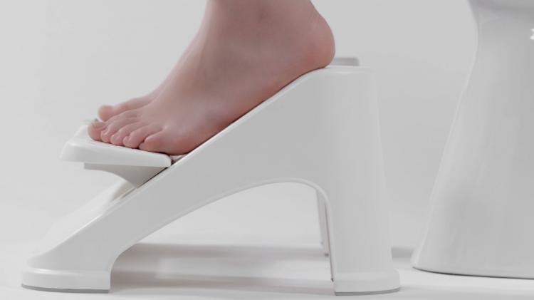 Turbo Fusion Pooping Stool - Toilet Squatting Stool elevates your legs for better flowing poop