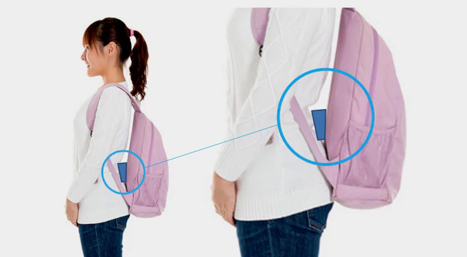 G2 Turbo Backpack Fan - Cooling Fan attaches to backpack to prevent back sweat