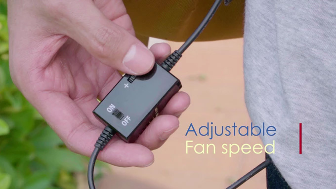 G2 Turbo Backpack Fan - Cooling Fan attaches to backpack to prevent back sweat