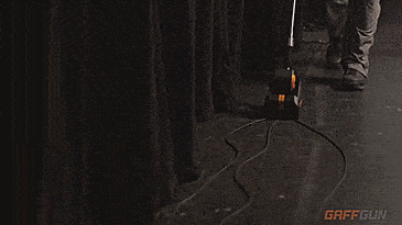 Gaff Gun Automatically Tapes Down Cords To Your Floor