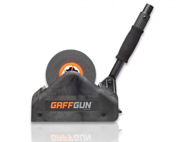 Gaff Gun Automatically Tapes Down Cords To Your Floor