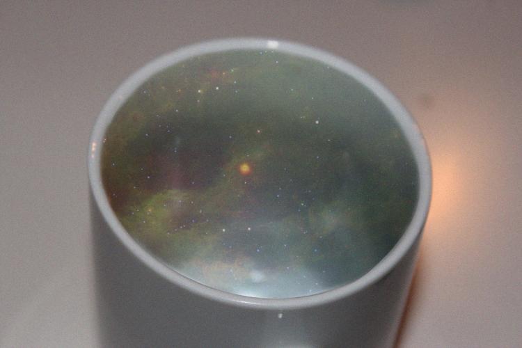 Universe Coffee Mug - Mug with a universe printed on the inside