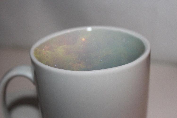 Universe Coffee Mug - Mug with a universe printed on the inside