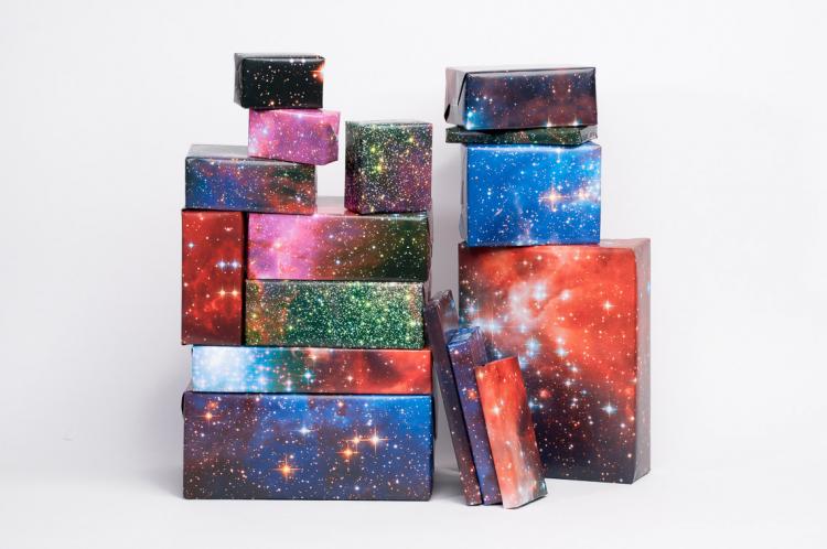 Galaxy Wrapping Paper - Space Themed Wrapper Paper