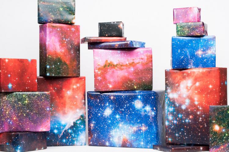 Galaxy Wrapping Paper - Space Themed Wrapper Paper