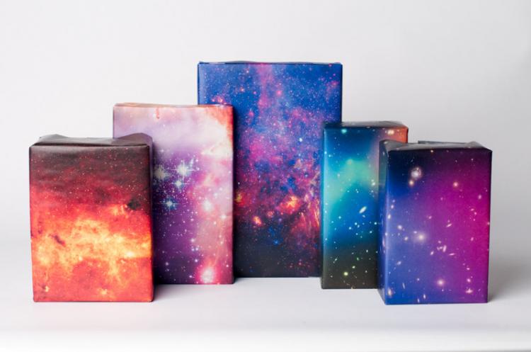 Galaxy Wrapping Paper - Space Themed Wrapper Paper