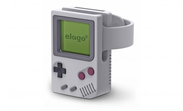 Elago W5 Game Boy Apple Watch Stand - Gameboy Smart Watch Wireless charging Nightstand