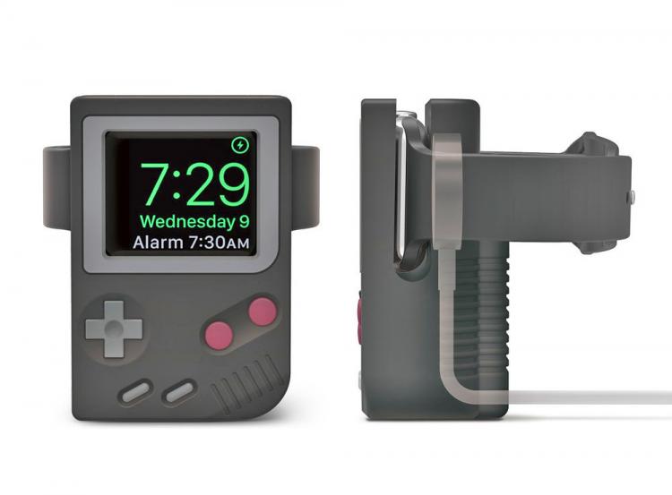 Elago W5 Game Boy Apple Watch Stand - Gameboy Smart Watch Wireless charging Nightstand
