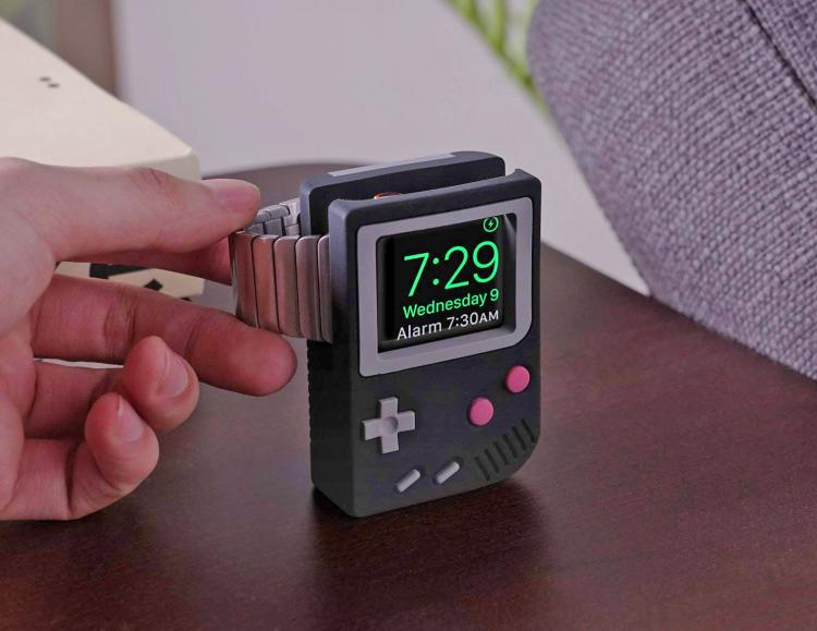 Elago W5 Game Boy Apple Watch Stand - Gameboy Smart Watch Wireless charging Nightstand