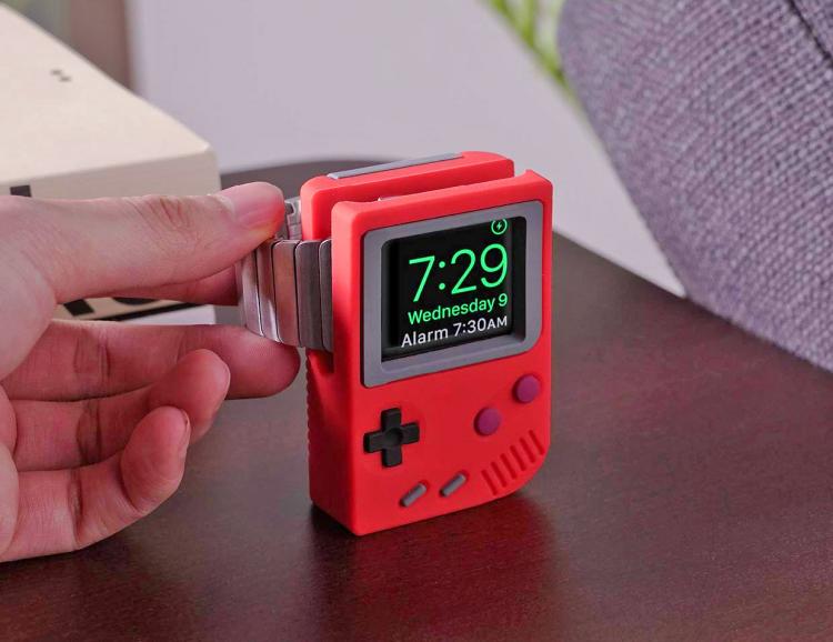 Elago W5 Game Boy Apple Watch Stand - Gameboy Smart Watch Wireless charging Nightstand