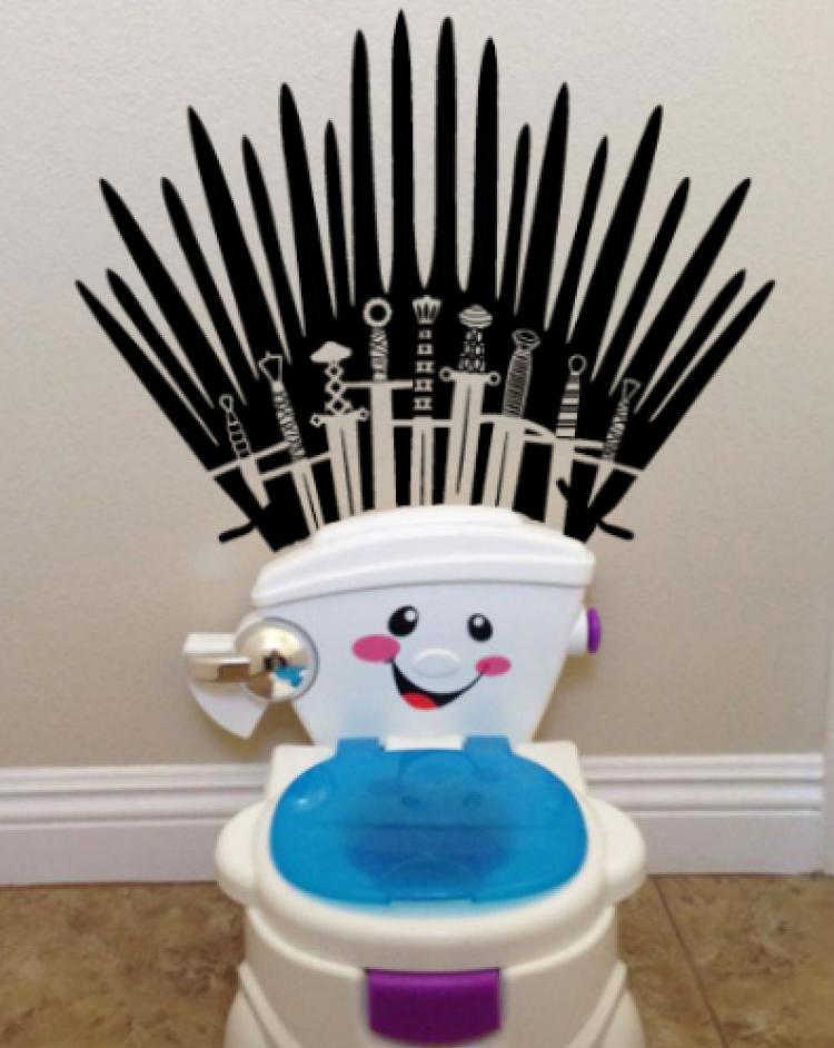 Game Of Thrones Toilet Wall Decal