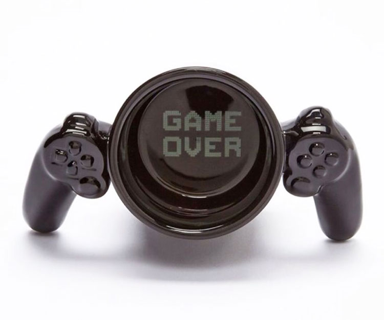 Game Over Mug - Game Controller Coffee Mug - Playstation remote mug