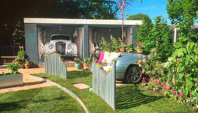 Garage Decals Make It Like There's an Airplane, Horse, or Giant Dump Truck In Your Garage - Style-your-garage illusion decals